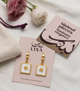 Sun in shell Earrings