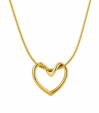 Hollow Heart Necklace