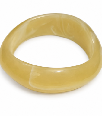 A clean white bracelet designed for effortless, modern styling.