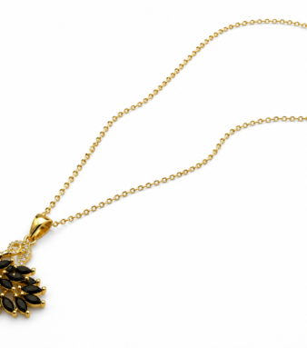 Black Swarovski Necklace
