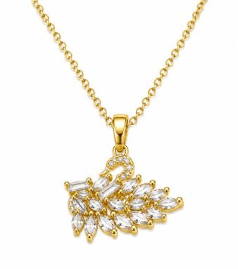 White Swarovski Necklace