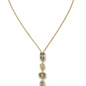 Colorful Gemstone Drop Chain