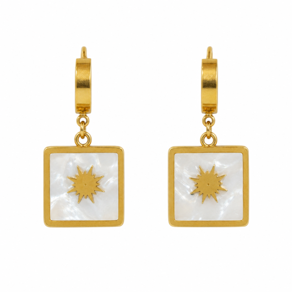 Sun in shell Earrings