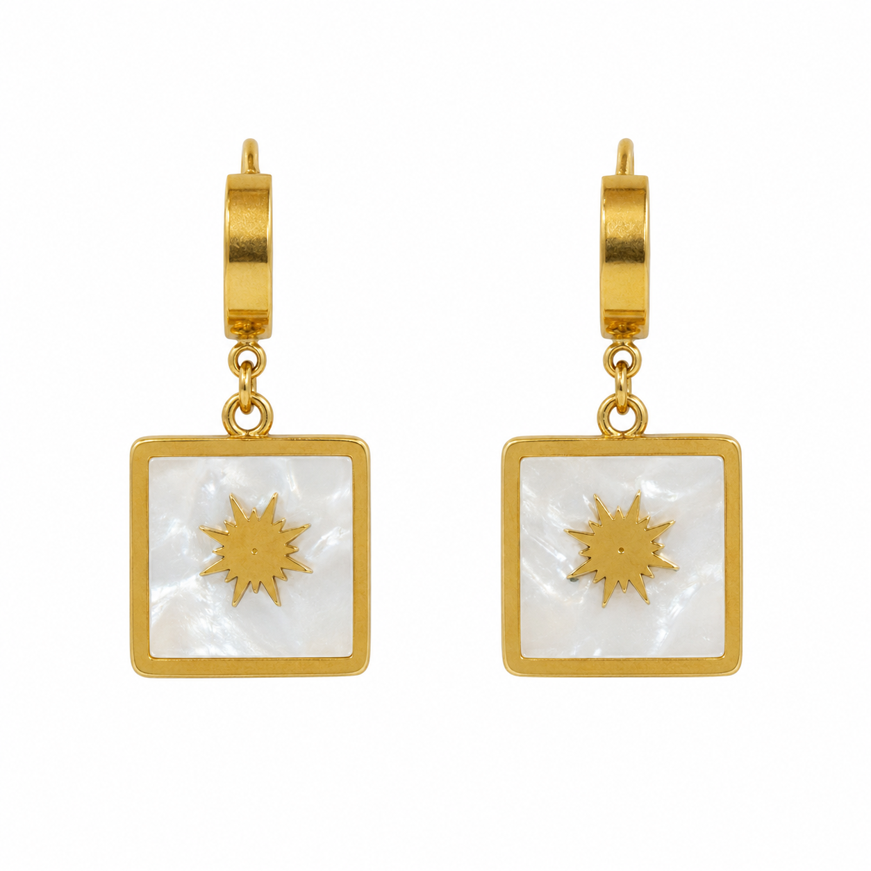 Sun in shell Earrings