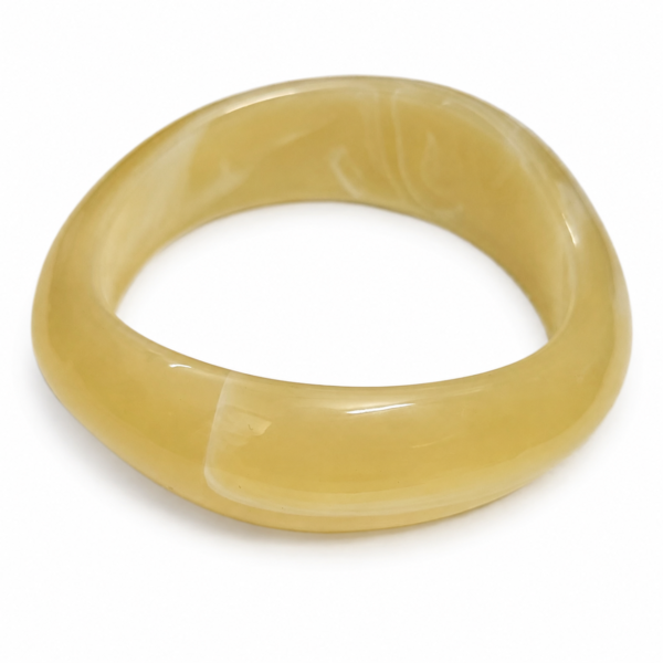 A clean white bracelet designed for effortless, modern styling.