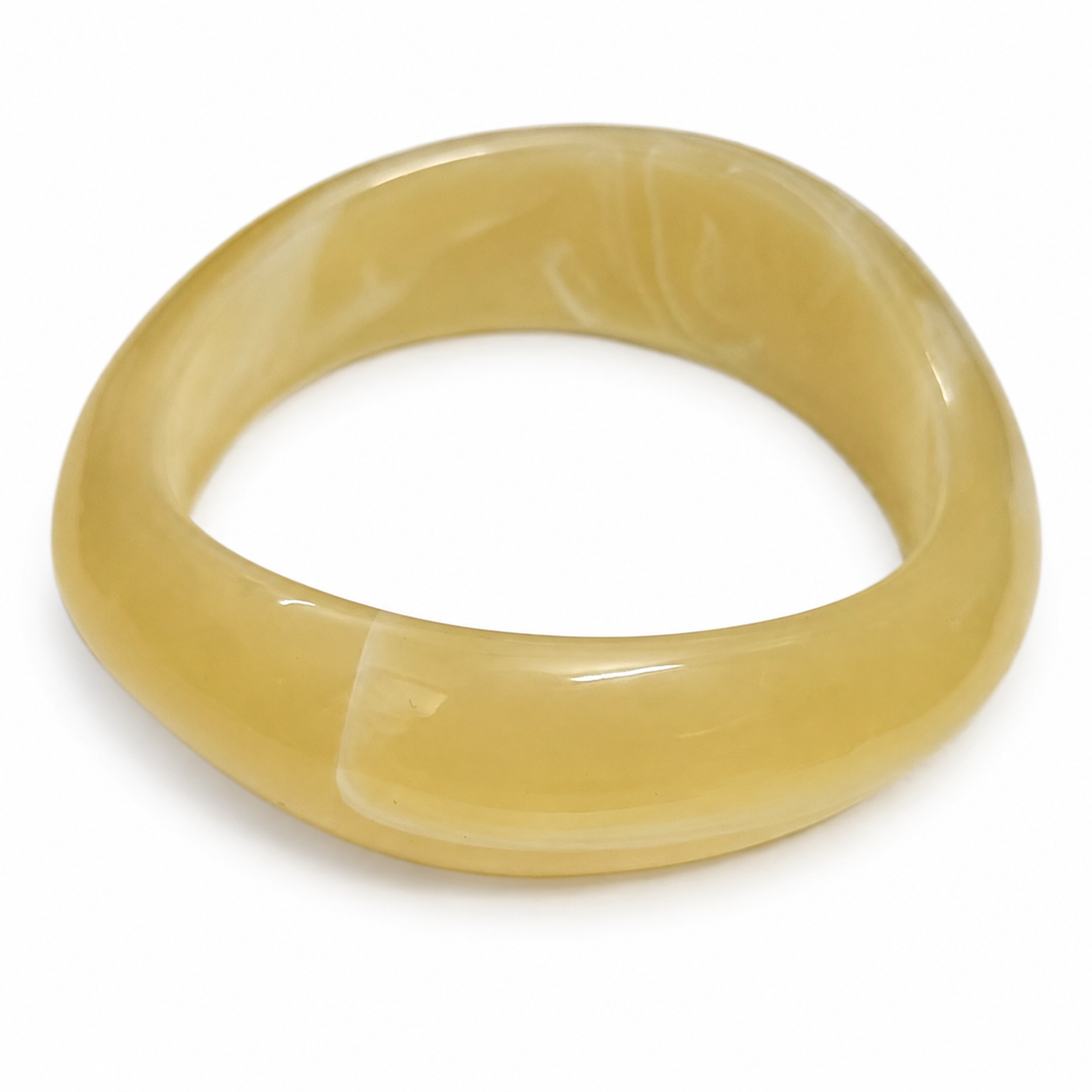 A clean white bracelet designed for effortless, modern styling.