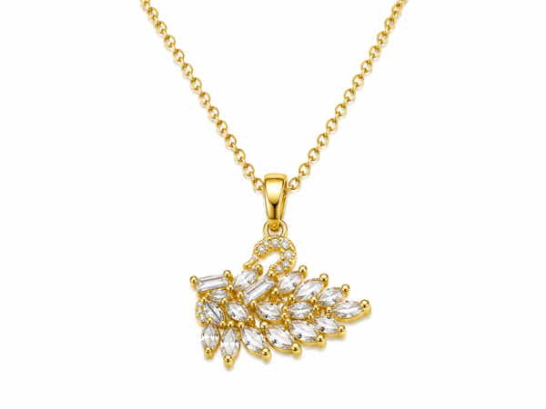 White Swarovski Necklace
