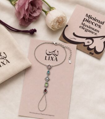 Silver Infinity Stones Necklace