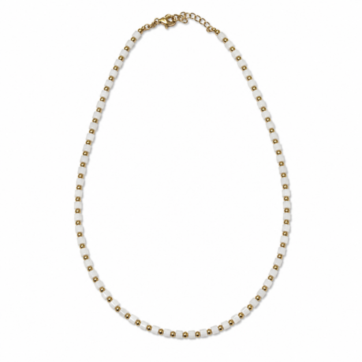 A classic pearl necklace designed to bring luminous elegance to any outfit.